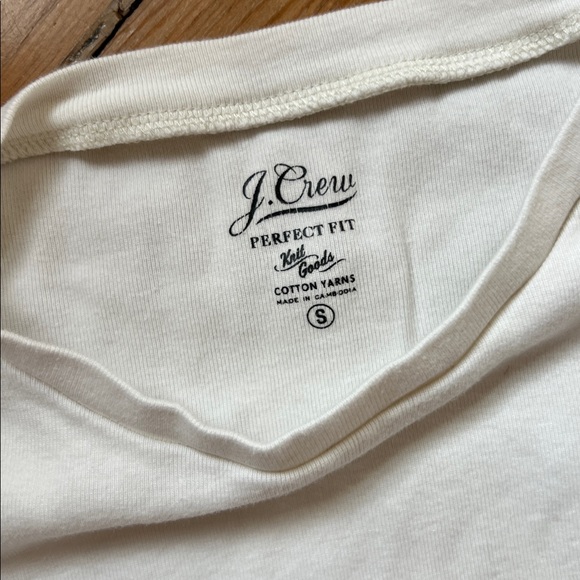 J. Crew Perfect-fit long-sleeve crewneck T-shirt - Picture 3 of 5